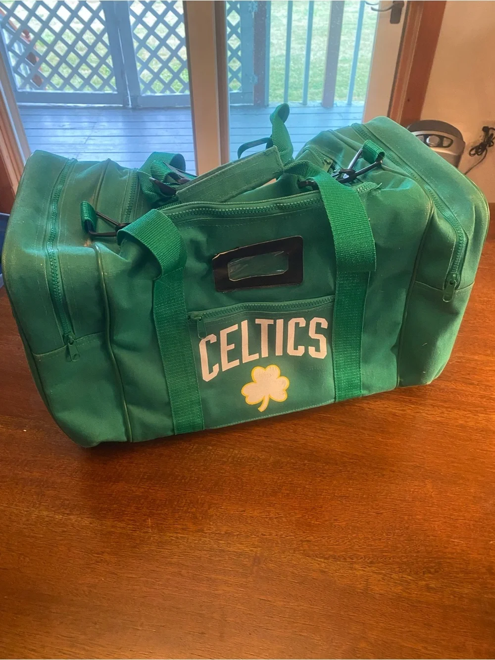 Vintage 80s Starter Boston Celtics NBA green Duffle Gym Travel Bag